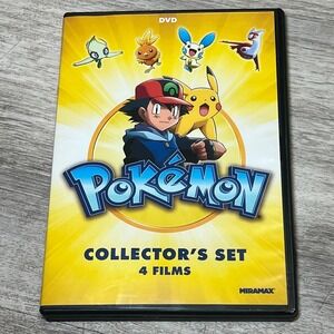 POKEMON 4 Films Collector's Set DVD Anime Miramax‎